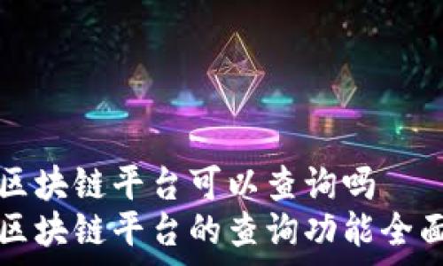   
司法区块链平台可以查询吗  
司法区块链平台的查询功能全面解析